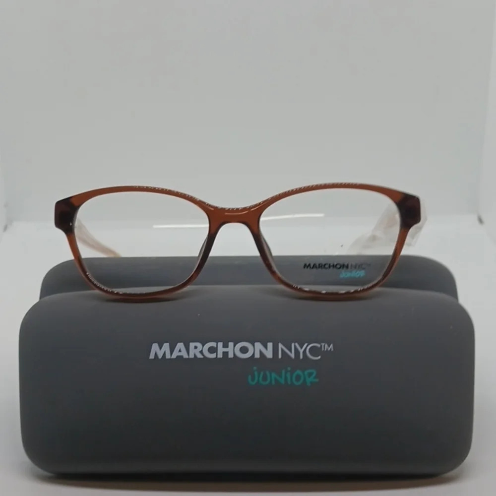 NWT MARCHON NYC JUNIOR EYEGLASS FRAMES M-HAZEL 210